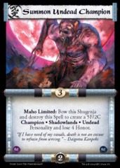 Summon Undead Champion FOIL